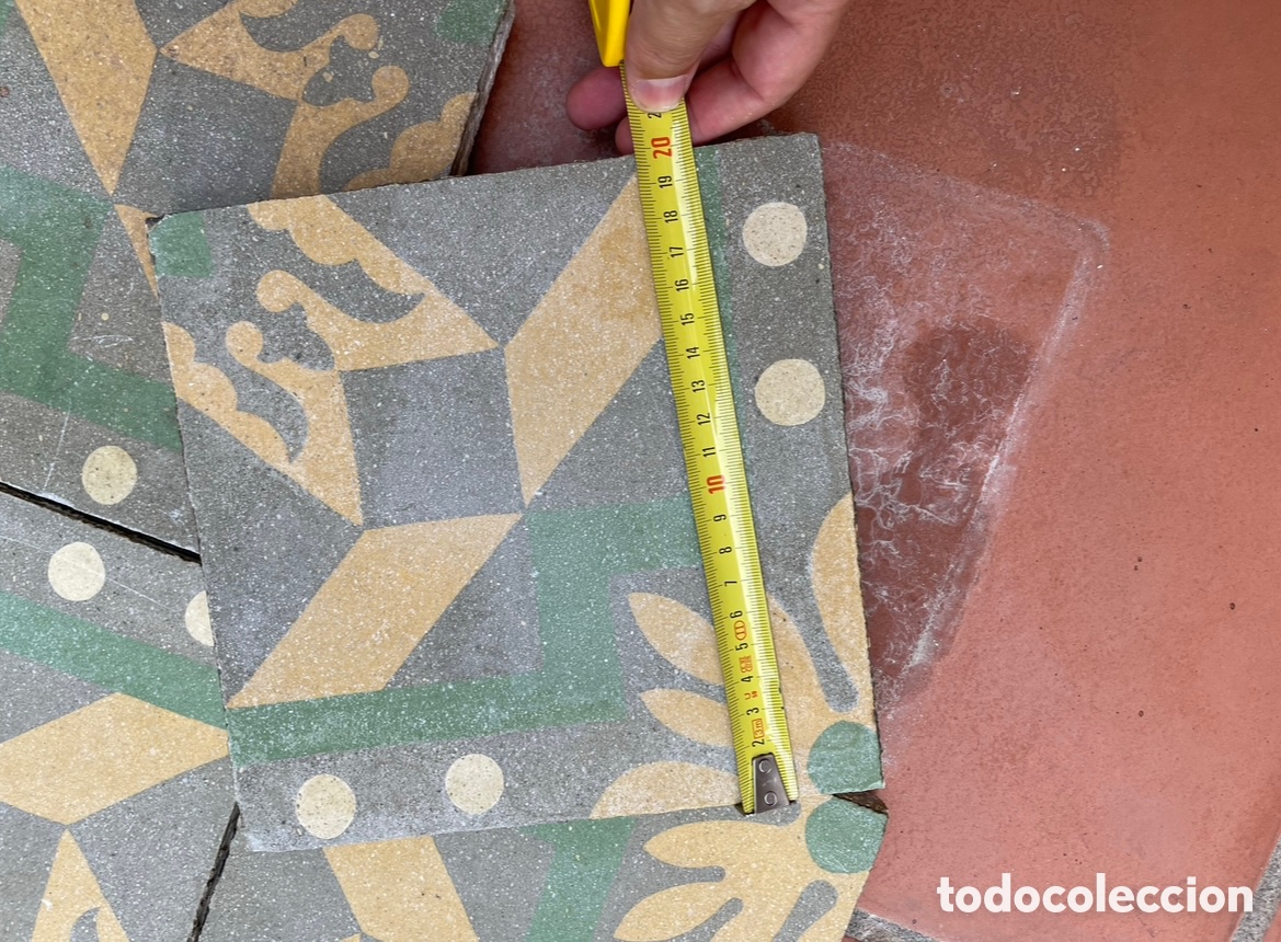 Antig&uuml;edades: 20 azulejos hidr&aacute;ulicos - Foto 6