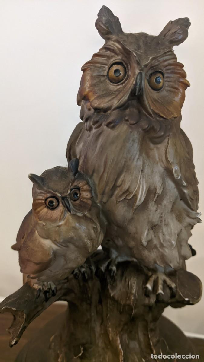 Antig&uuml;edades: PAREJA BUHOS G ARMANI CAPODIMONTE - Foto 9