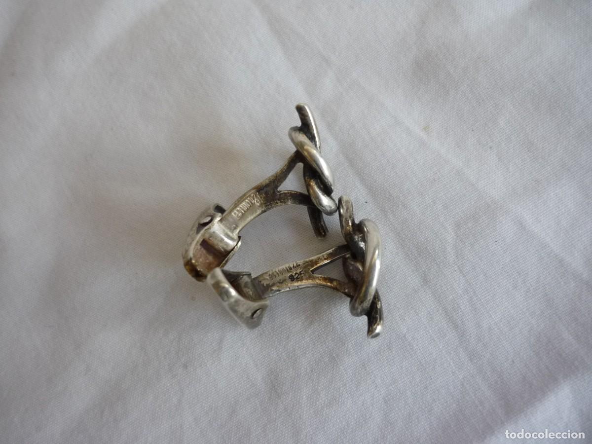 Antig&uuml;edades: Gemelos de plata 925 nudo - Foto 4