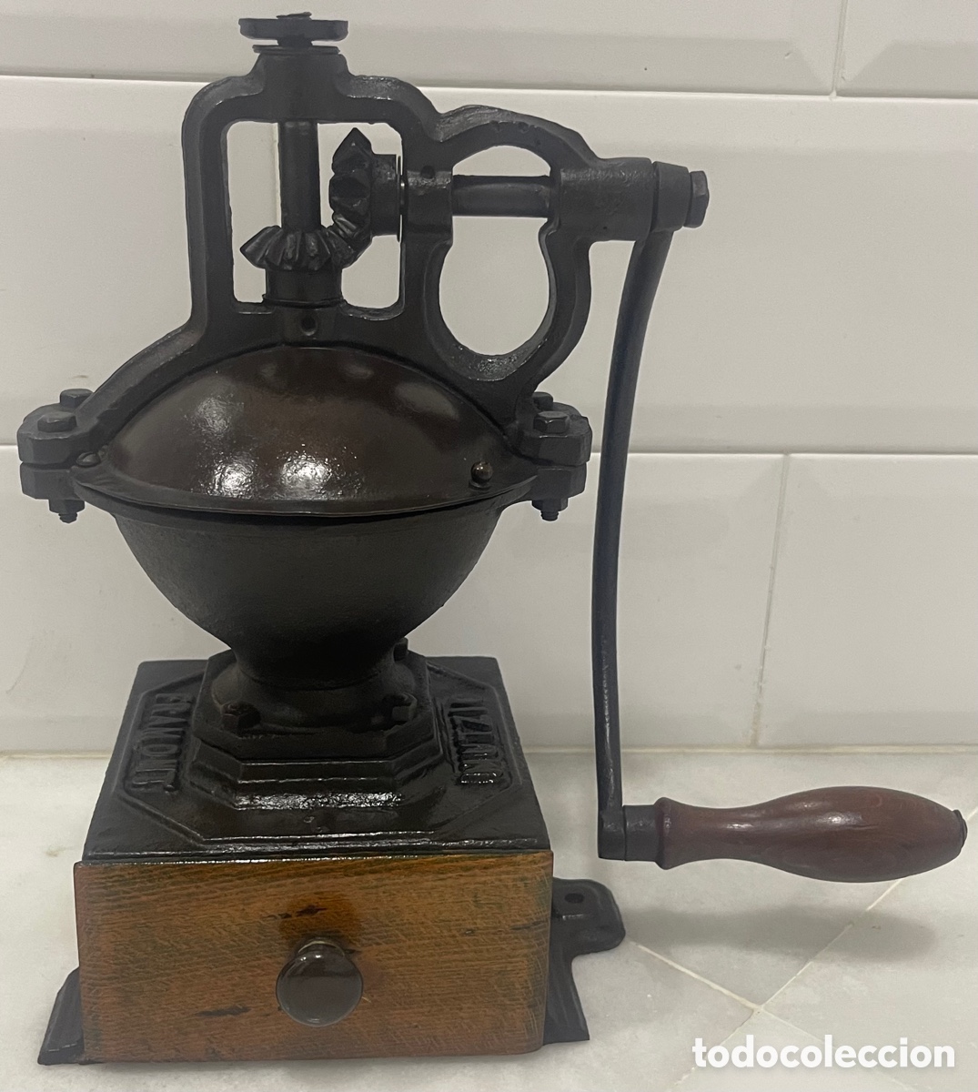 Antig&uuml;edades: ANTIGUO MOLINILLO DE CAF&Eacute; Mutzig Framont - Foto 2