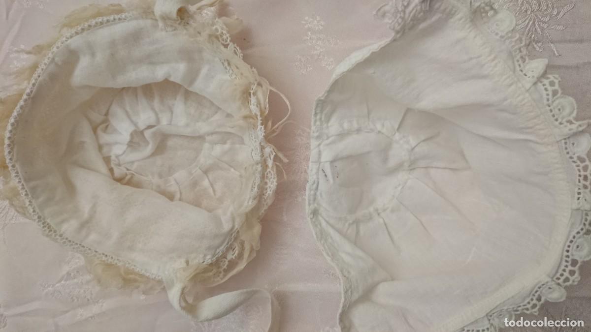 Antig&uuml;edades: GORRO DE BEB&Eacute; DE CEREMONIA O DE CRISTIANAR - Foto 8