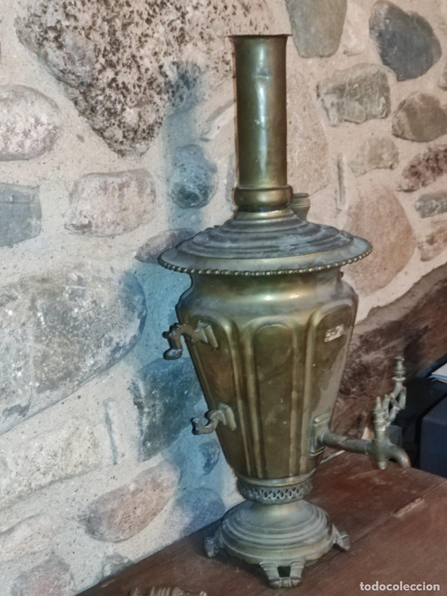 Antig&uuml;edades: Tetera rusa Samovar antigua - Foto 2