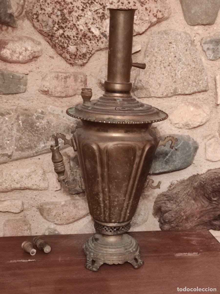 Antig&uuml;edades: Tetera rusa Samovar antigua - Foto 9