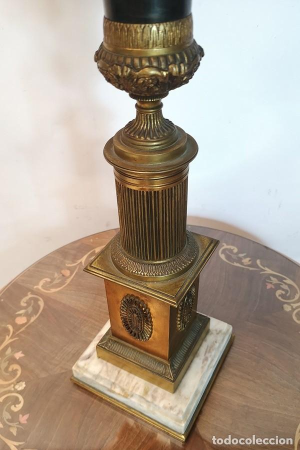 Antig&uuml;edades: L&aacute;mpara Sobremesa Imperio - Foto 11