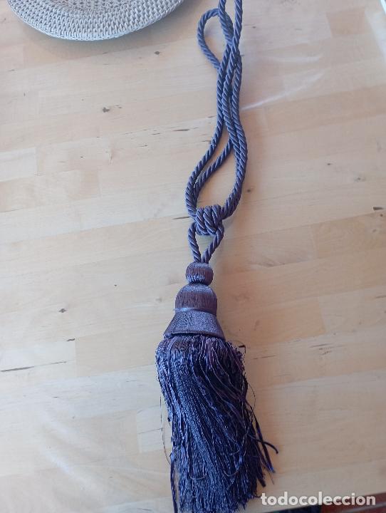 Antiques: Alzapa&ntilde;os Cortineros, abrazacortinas, borla color.