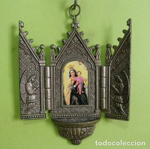 Antig&uuml;edades: Benditera Virgen del Carmen - Foto 4