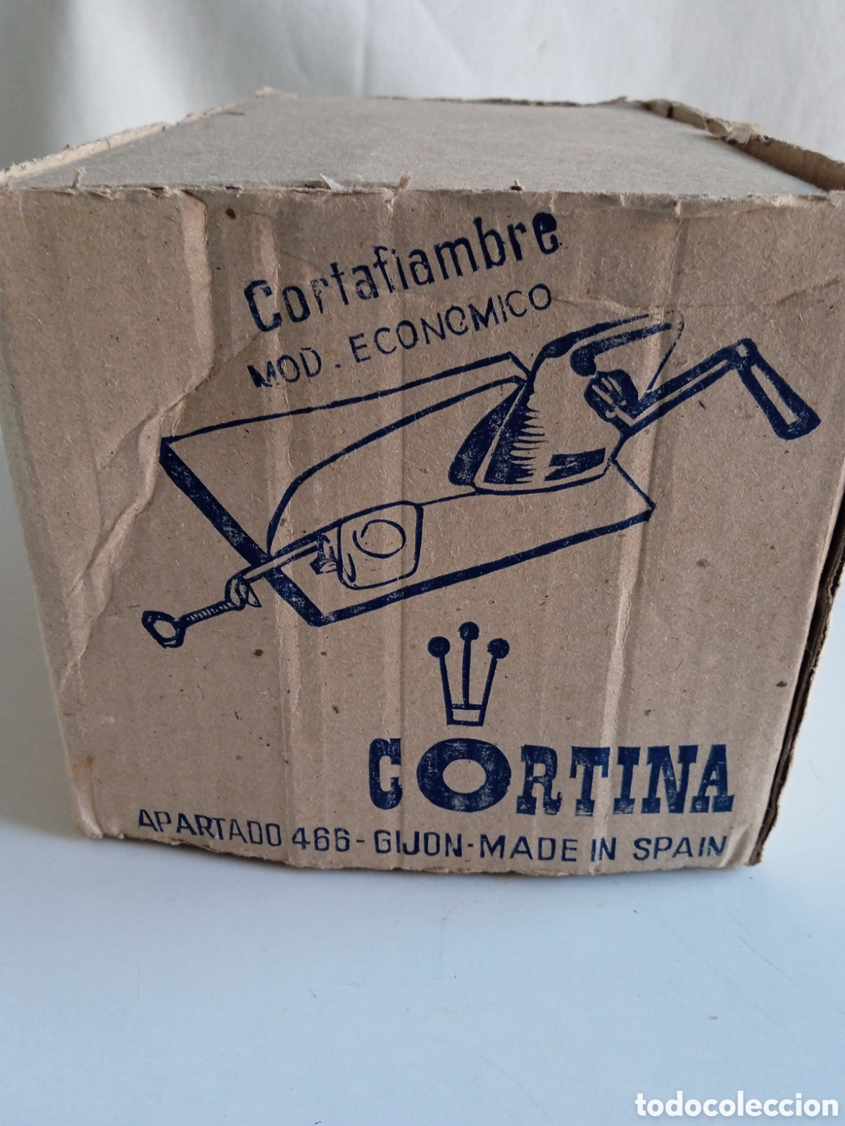 Antiques: Antiguo cortafiambres marca CORTINA. Nuevo con caja original. A&ntilde;os 1960