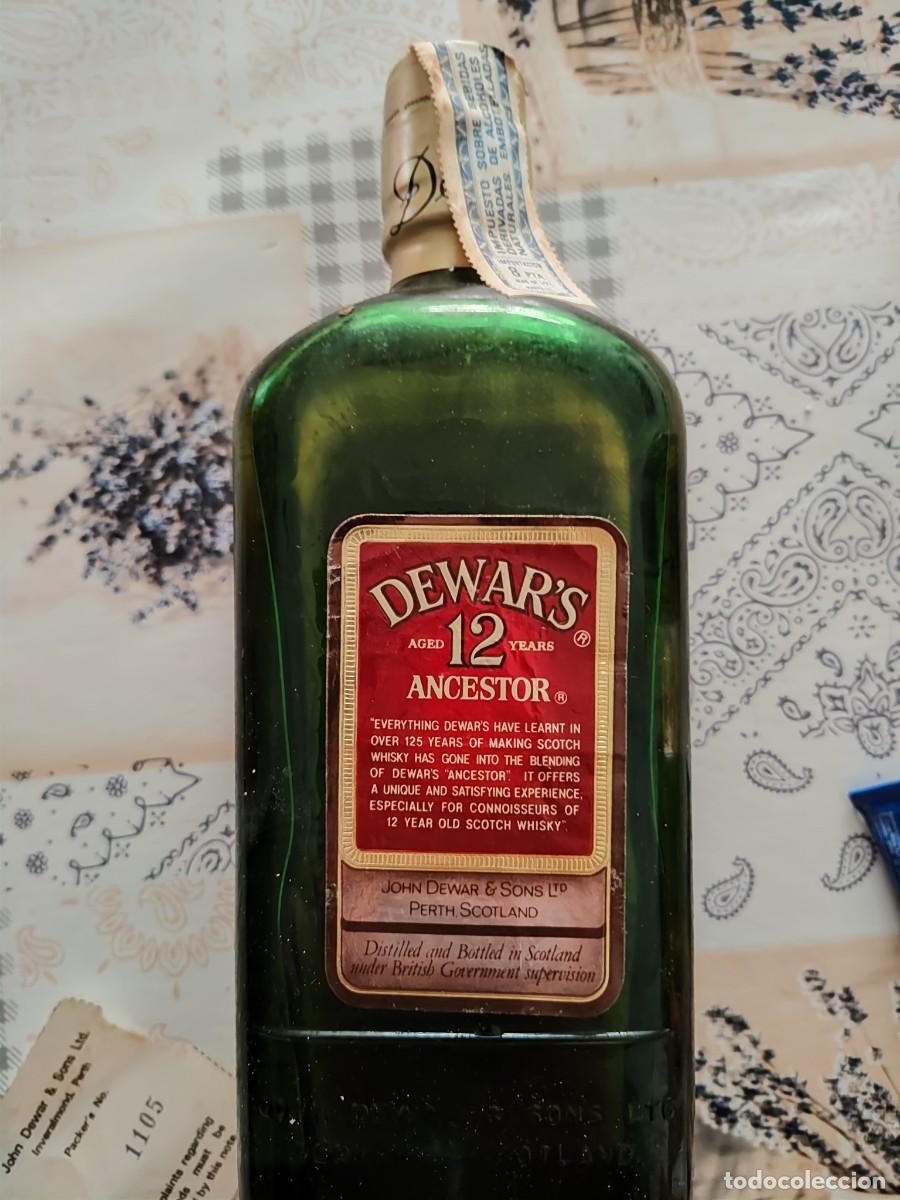 Antig&uuml;edades: Botella llena DEWAR&acute;S ANCESTOR 12 a&ntilde;os - Foto 2
