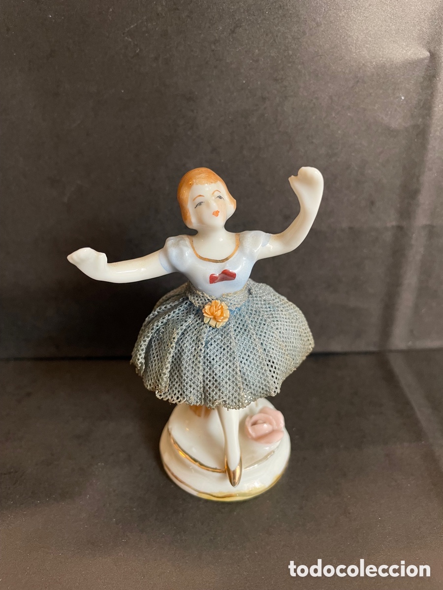Oggetti Antichi: Figura de bailarina de porcelana de principios de S.XX