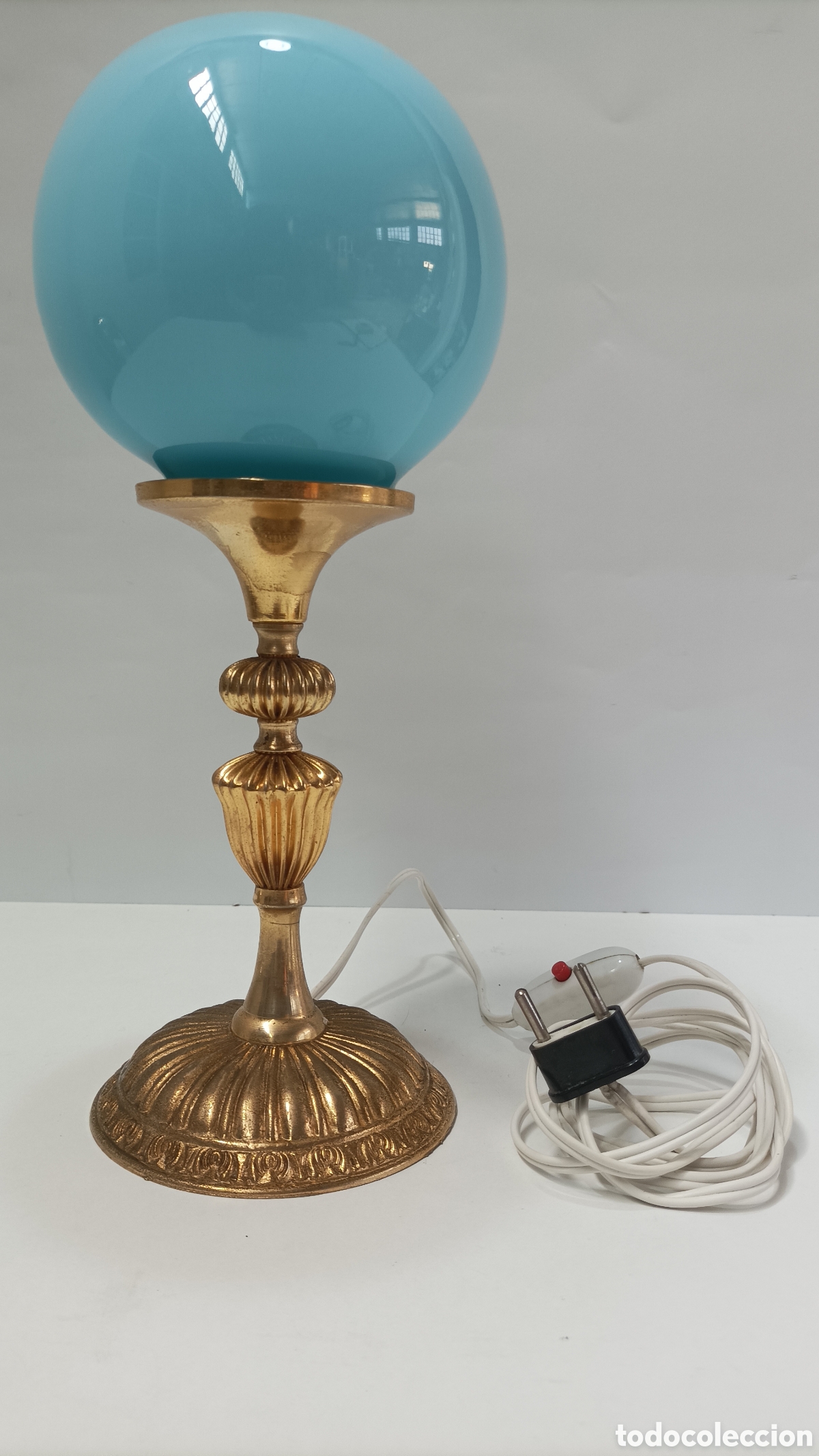 Antig&uuml;edades: l&aacute;mpara de mesa antigua vintage - Foto 2