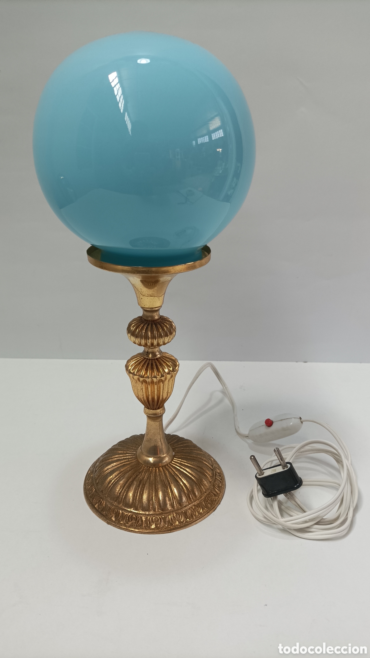 Antig&uuml;edades: l&aacute;mpara de mesa antigua vintage - Foto 5