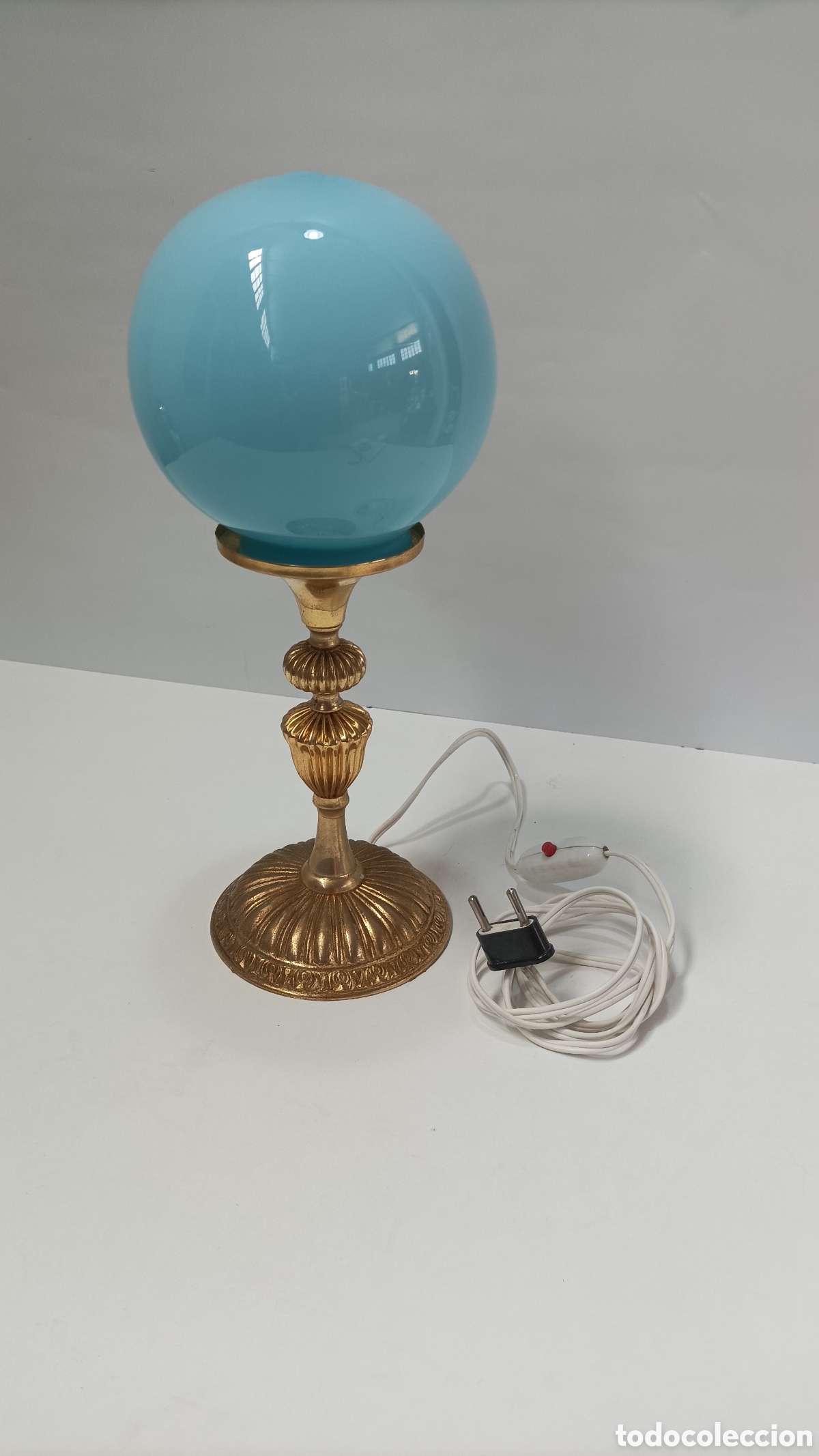 Antig&uuml;edades: l&aacute;mpara de mesa antigua vintage - Foto 6