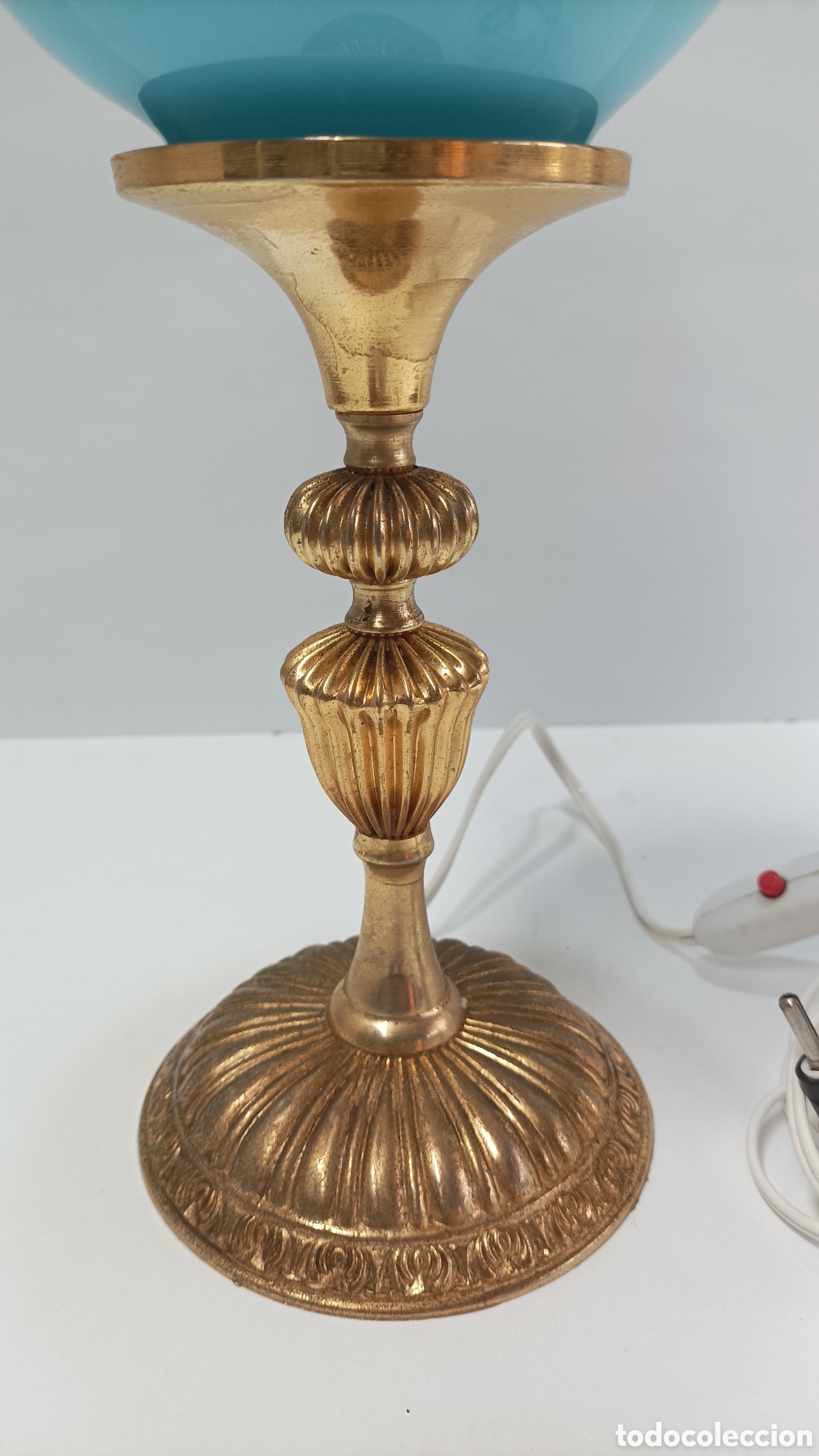 Antig&uuml;edades: l&aacute;mpara de mesa antigua vintage - Foto 4