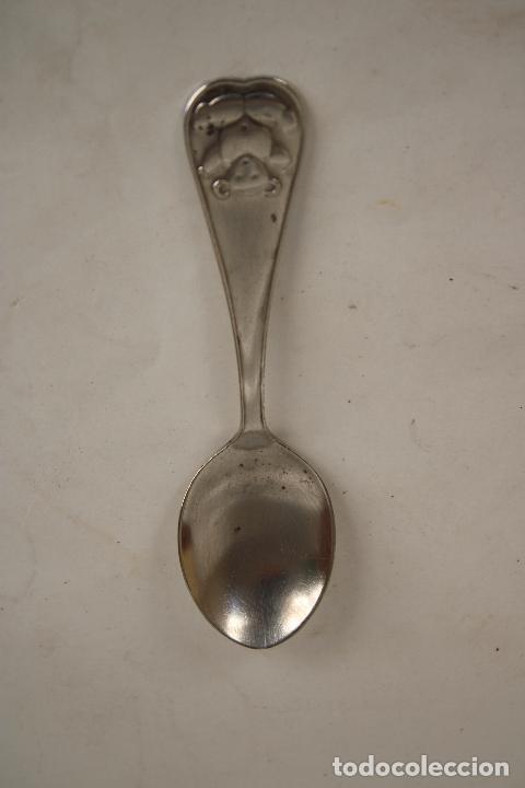 Antig&uuml;edades: cuchara osito de plata maneses - Foto 3