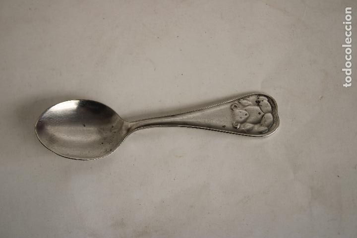 Antig&uuml;edades: cuchara osito de plata maneses - Foto 1