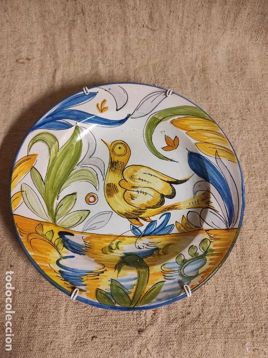 Antig&uuml;edades: plato de manises - Foto 1