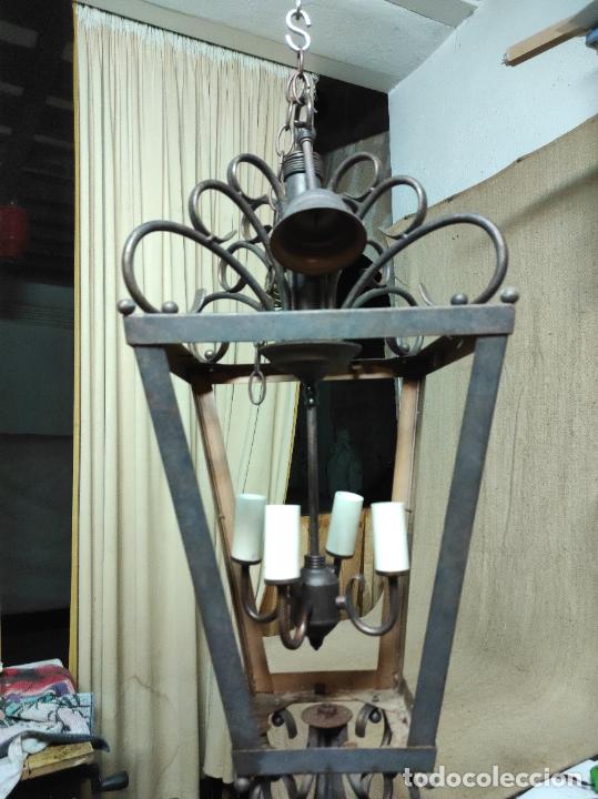 Antig&uuml;edades: farol de hierro - Foto 4