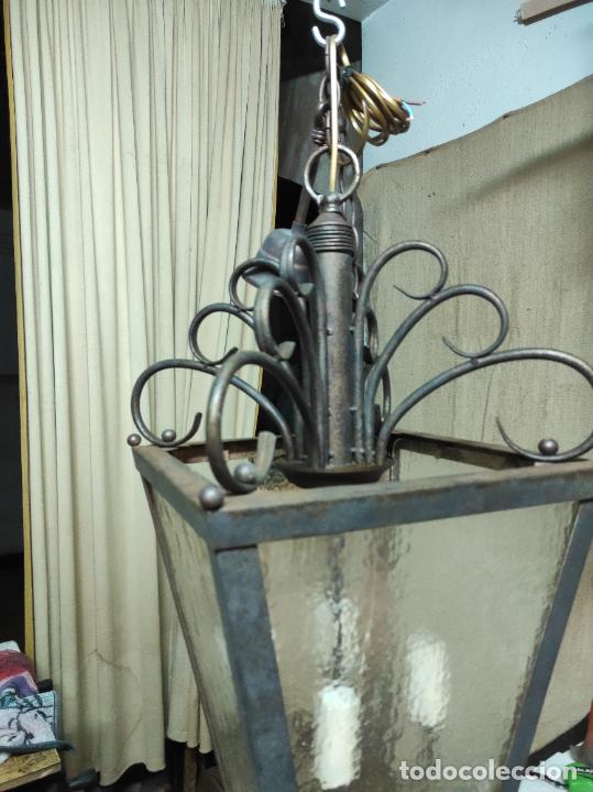 Antig&uuml;edades: farol de hierro - Foto 2