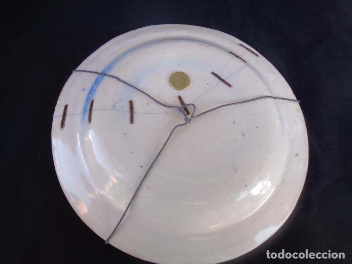 Antig&uuml;edades: ANTIGUO PLATO DE MANISES LA&Ntilde;ADO - Foto 4