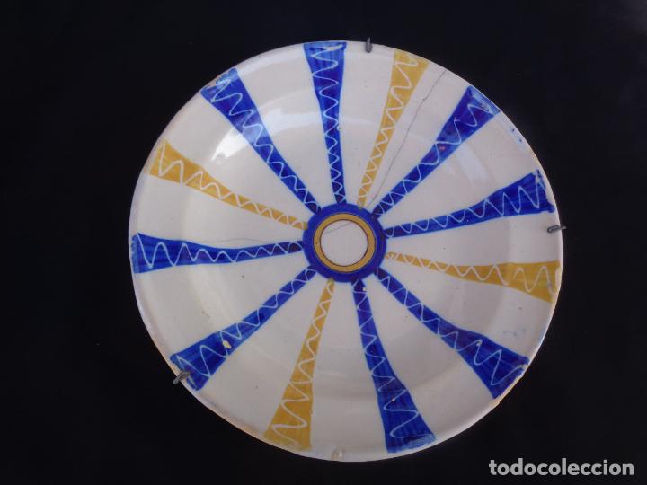 Antig&uuml;edades: ANTIGUO PLATO DE MANISES LA&Ntilde;ADO - Foto 7