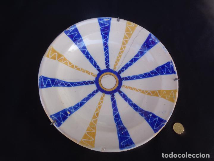 Antig&uuml;edades: ANTIGUO PLATO DE MANISES LA&Ntilde;ADO - Foto 1