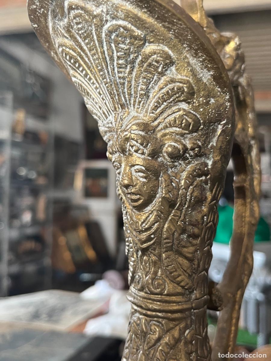 Antig&uuml;edades: GRAN JARRON O JARRA DE BRONCE. - Foto 4
