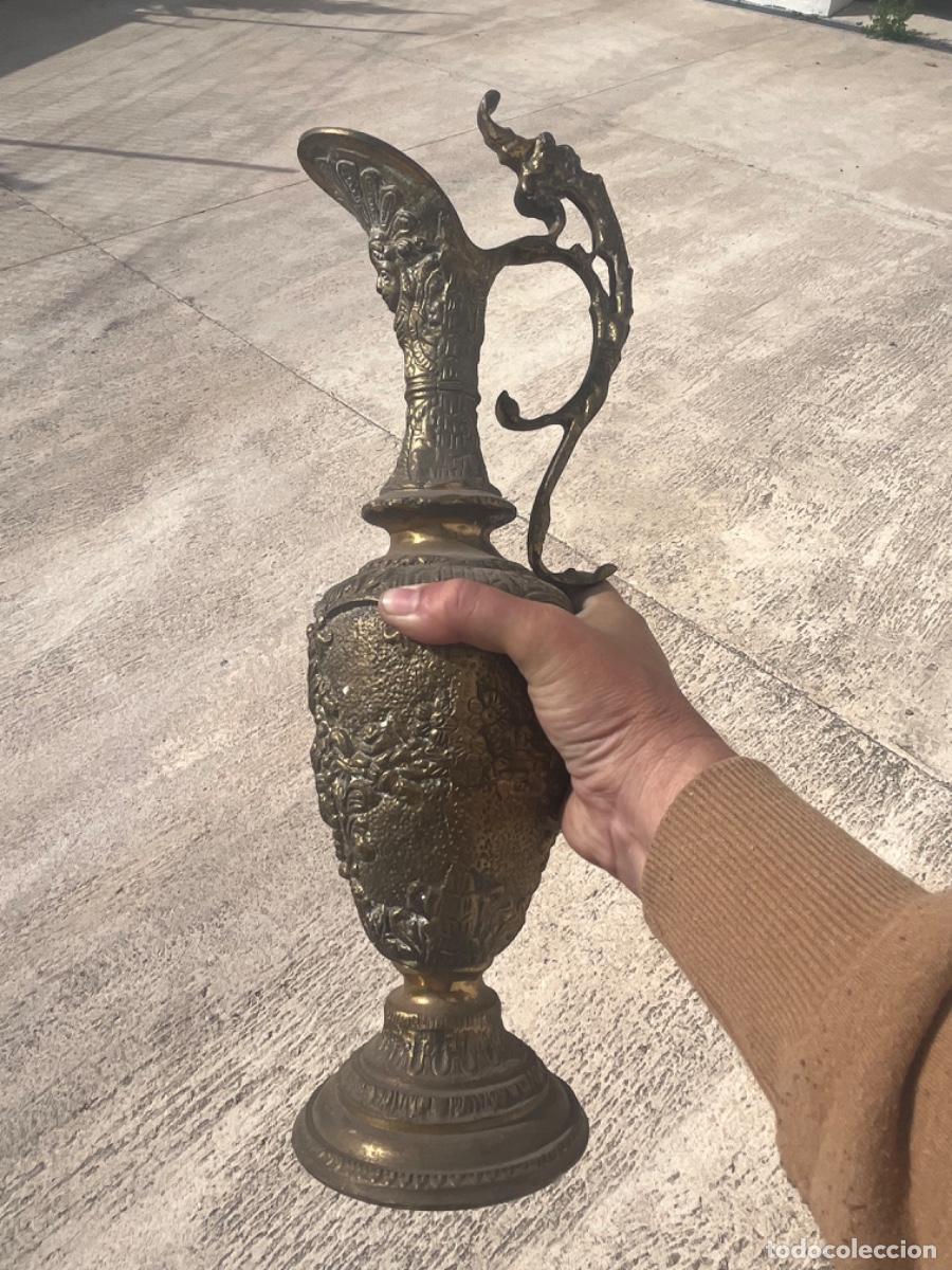 Antig&uuml;edades: GRAN JARRON O JARRA DE BRONCE. - Foto 5