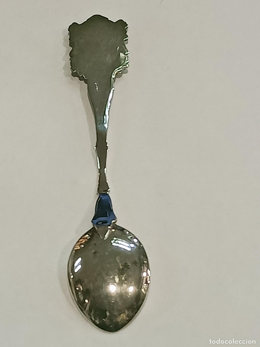 Antig&uuml;edades: Cucharilla souvenirs en plata. REF-9258 - Foto 3