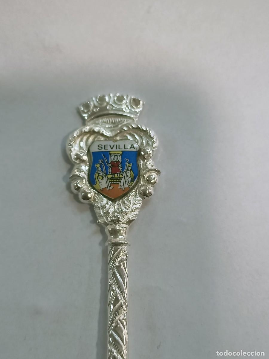 Antig&uuml;edades: Cucharilla souvenirs en plata 925. REF-4689 - Foto 2
