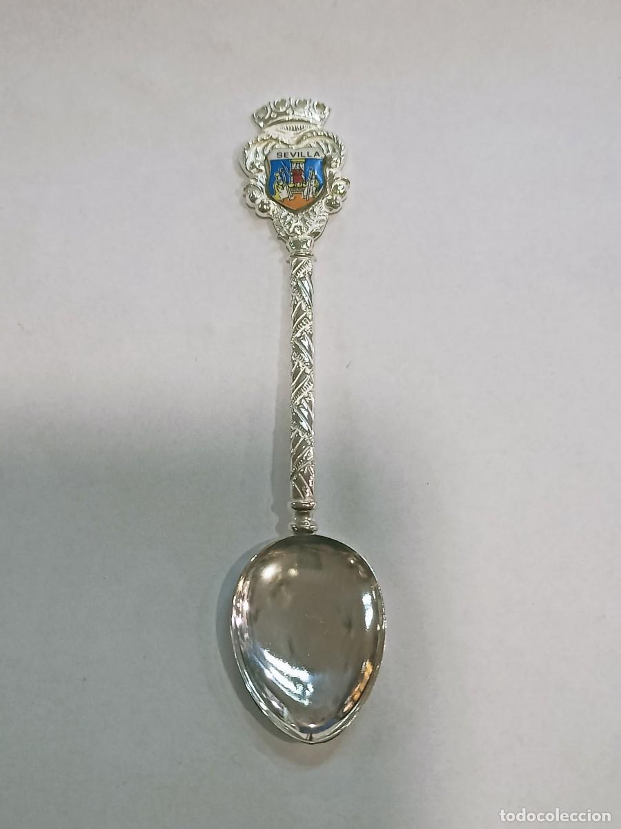 Antig&uuml;edades: Cucharilla souvenirs en plata 925. REF-4689 - Foto 1