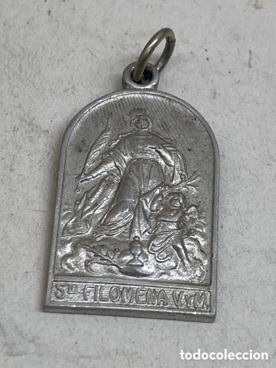 Antig&uuml;edades: Medalla religiosa met&aacute;lica - Foto 1