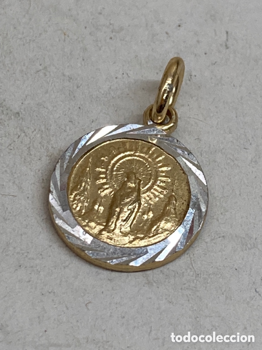 Antig&uuml;edades: Medalla religiosa met&aacute;lica - Foto 1