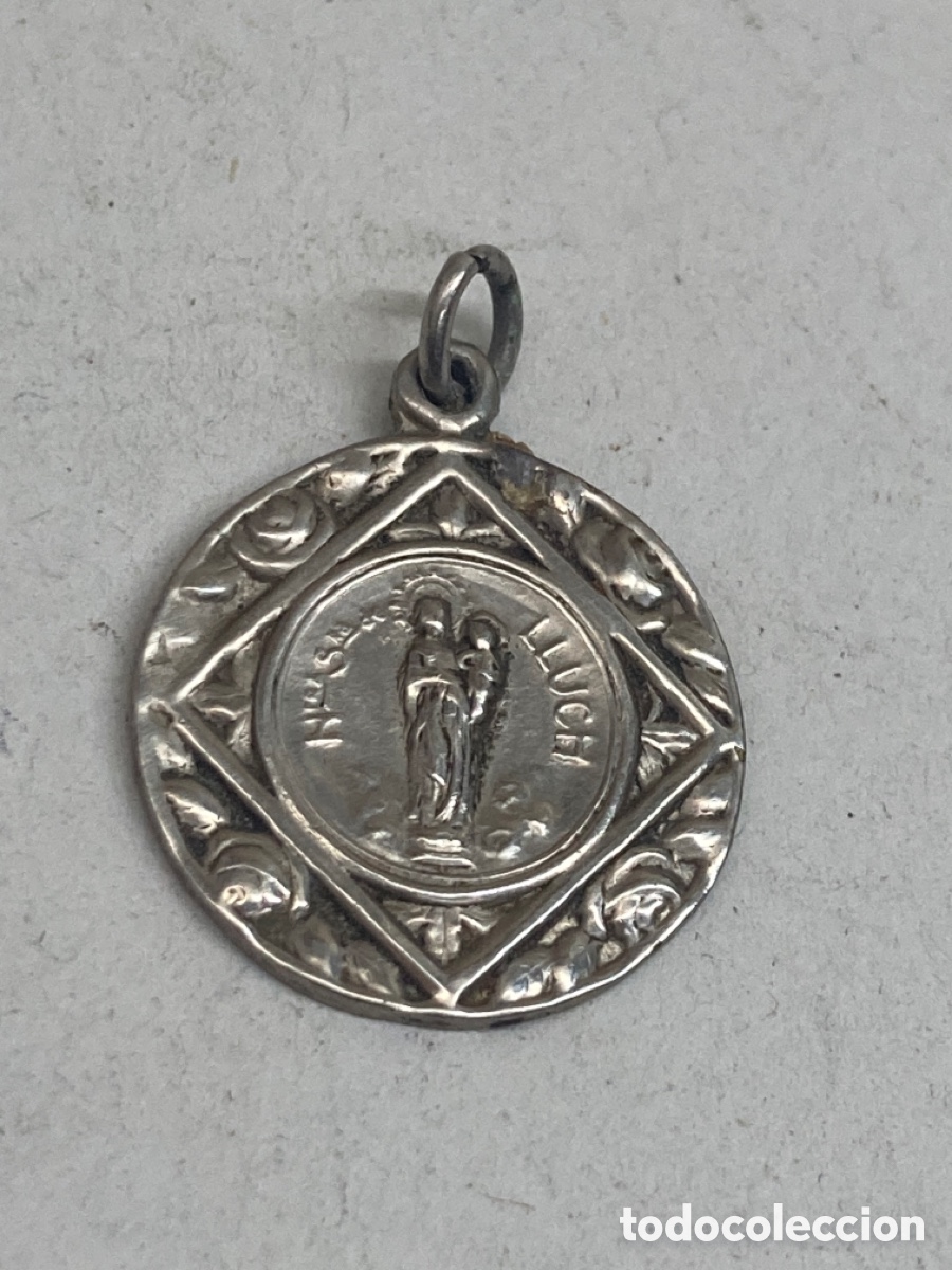 Antig&uuml;edades: Medalla religiosa met&aacute;lica - Foto 1