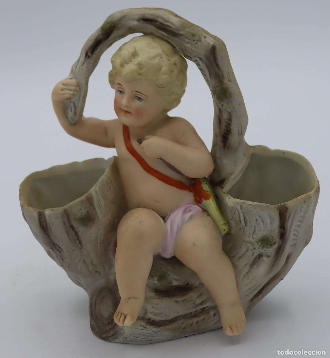 Antig&uuml;edades: Figura de porcelana de biscuit - Foto 1