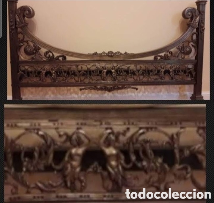 Antig&uuml;edades: CAMA BRONCE s XIX En perfecto estado - Foto 3