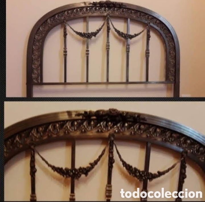 Antig&uuml;edades: CAMA BRONCE s XIX En perfecto estado - Foto 4