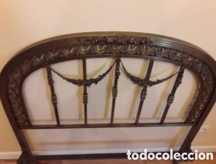 Antig&uuml;edades: CAMA BRONCE s XIX En perfecto estado - Foto 7