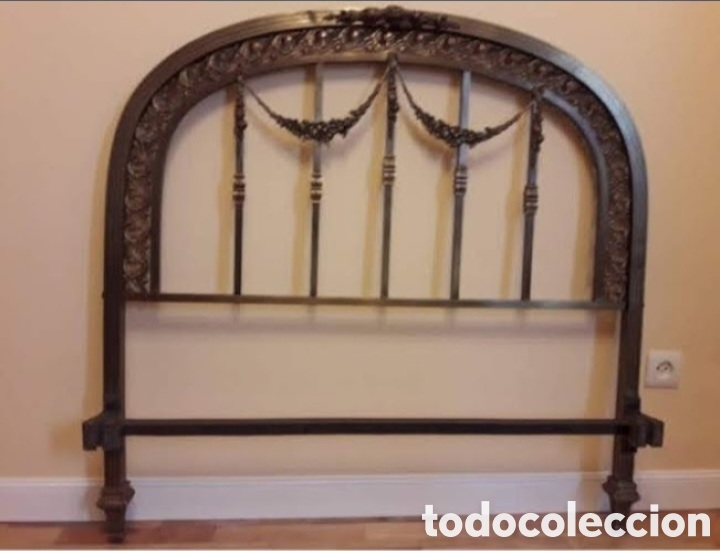 Antig&uuml;edades: CAMA BRONCE s XIX En perfecto estado - Foto 8