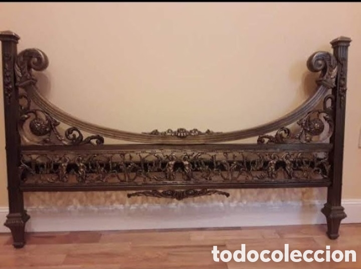 Antig&uuml;edades: CAMA BRONCE s XIX En perfecto estado - Foto 10