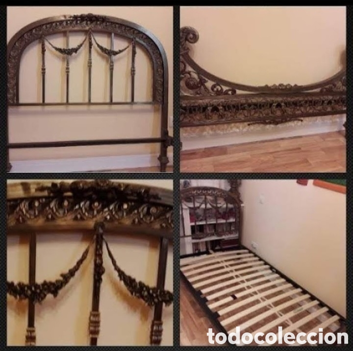 Antig&uuml;edades: CAMA BRONCE s XIX En perfecto estado - Foto 11