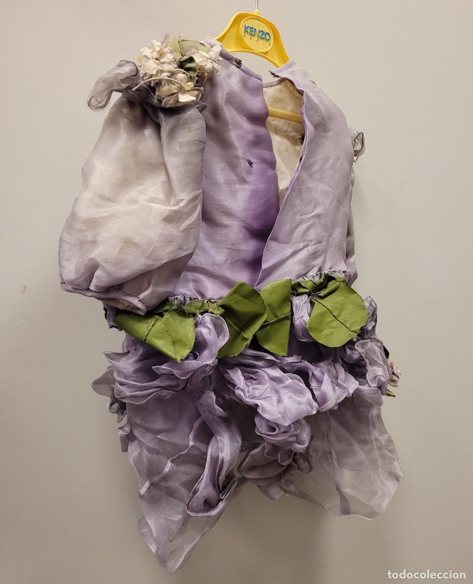 Antig&uuml;edades: Vestido infantil en seda, finales S. XIX - Foto 4