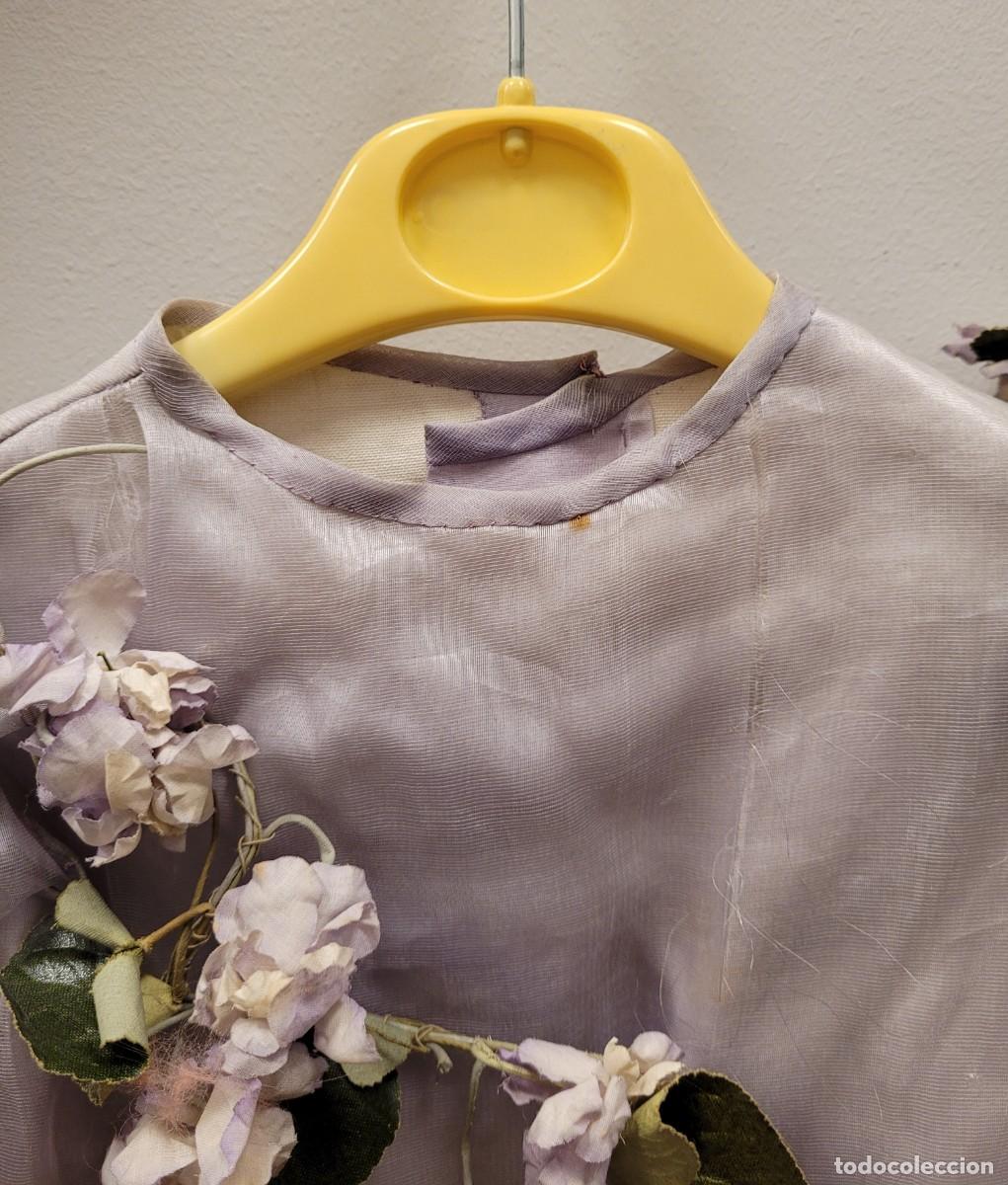 Antig&uuml;edades: Vestido infantil en seda, finales S. XIX - Foto 5