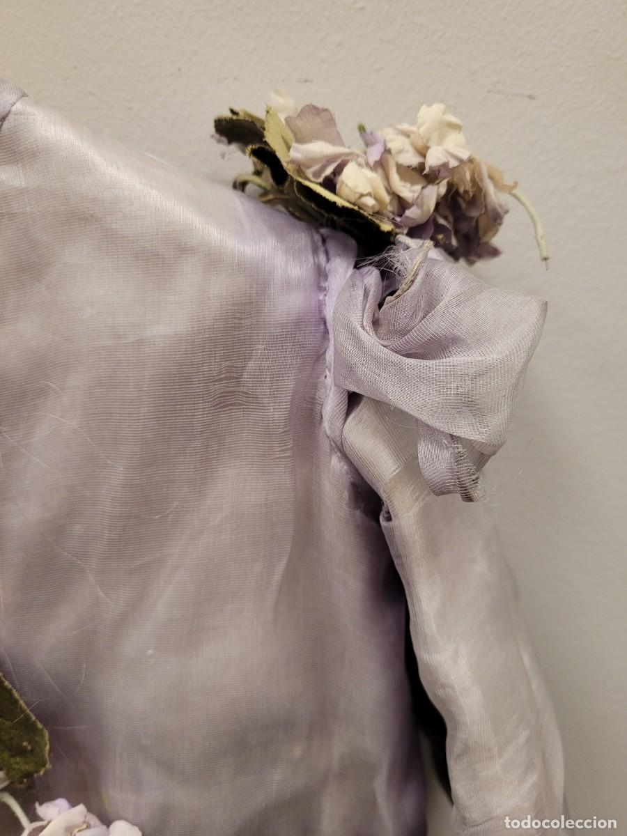 Antig&uuml;edades: Vestido infantil en seda, finales S. XIX - Foto 7