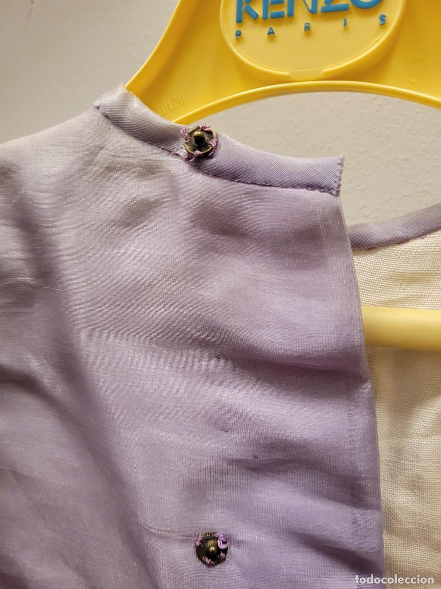 Antig&uuml;edades: Vestido infantil en seda, finales S. XIX - Foto 9