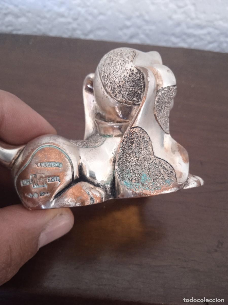 Antig&uuml;edades: Figura laminado en plata - Foto 2