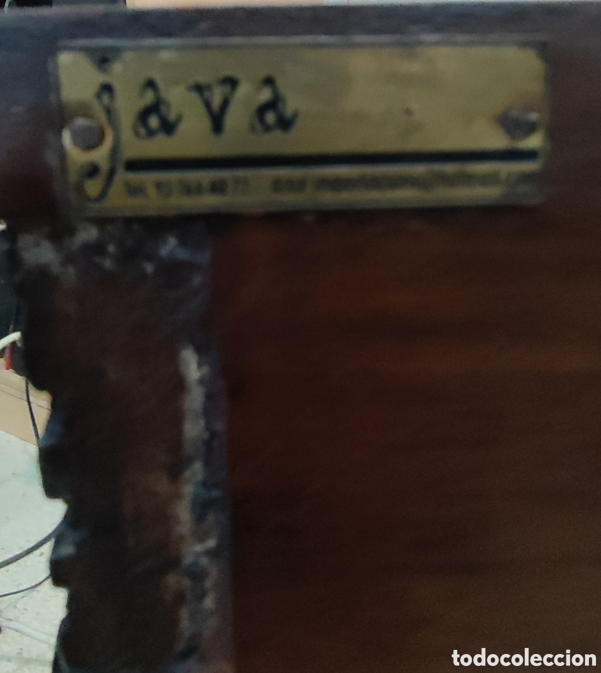 Antig&uuml;edades: Mesa de sof&aacute; tallada ,de la Isla de Java - Foto 18