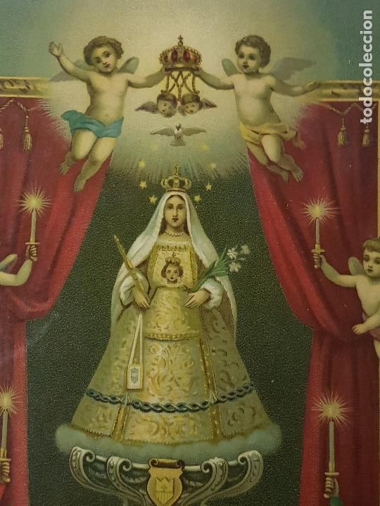 Antig&uuml;edades: VIRGEN 34X24 CM - Foto 3