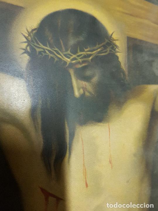Antig&uuml;edades: CRISTO EN LA CRUZ 47X64 CM - Foto 4