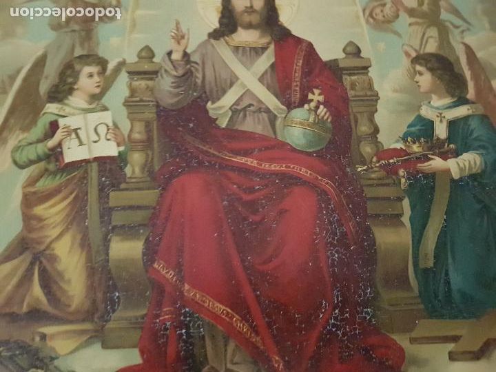 Antig&uuml;edades: JESUS 48X62 CM - Foto 3