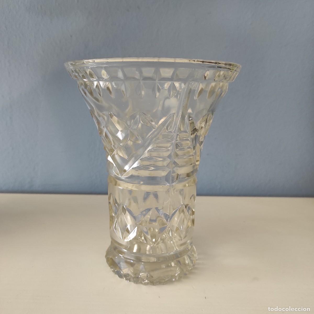 Antig&uuml;edades: JARR&Oacute;N DE CRISTAL TALLADO - ANTIGUO - Foto 1